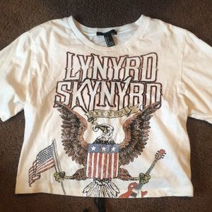 Lynyard Skynyrd Slightly Cropped Tee